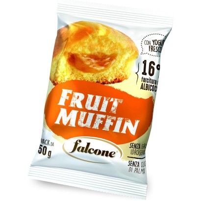 Falcone Fruit Muffin Albicocca Espositore da 21 pz da 50 gr