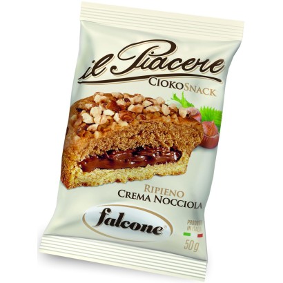 Falcone Il Piacere Gianduia Espositore da 24 Tortini da 60 gr