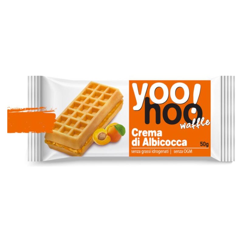 Yoohoo! Waffle Albicocca gr.50 x12 pezzi Zaniboni