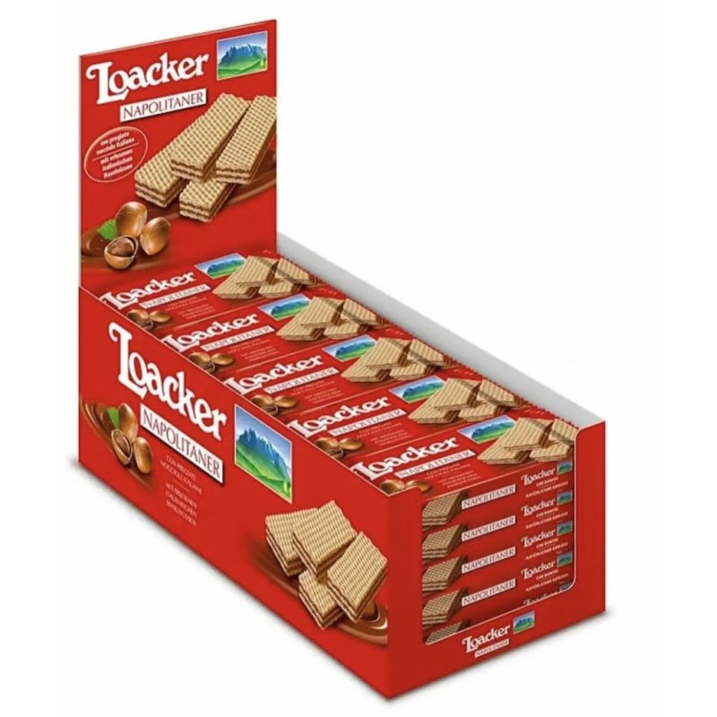 Wafer Nocciola Napolitaner Loacker gr.45x25