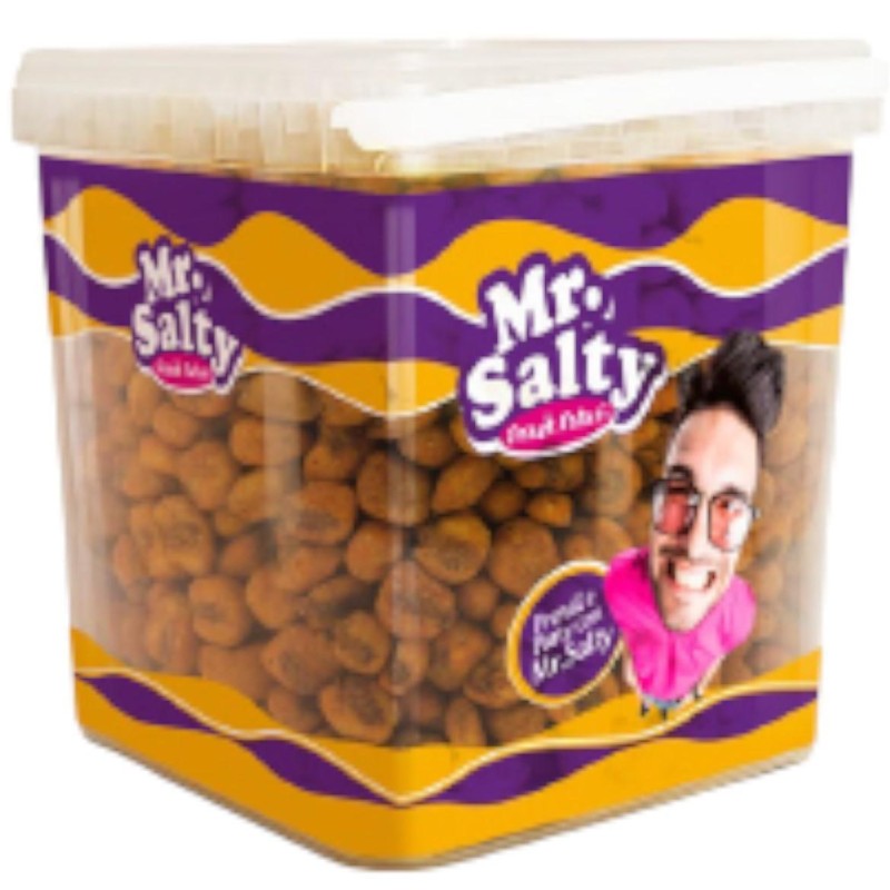 Mr. Salty Snack da Aperitivo Mais Jumbo Tostato Piccante Secchiello da 2 Kg