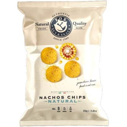 Nachos Chips Round Fox - 450 g di Croccantezza per i Tuoi Snack!