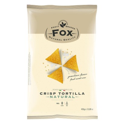 Tortilla Chips Naturali Fox: Gusto Autentico in Confezione da 450g