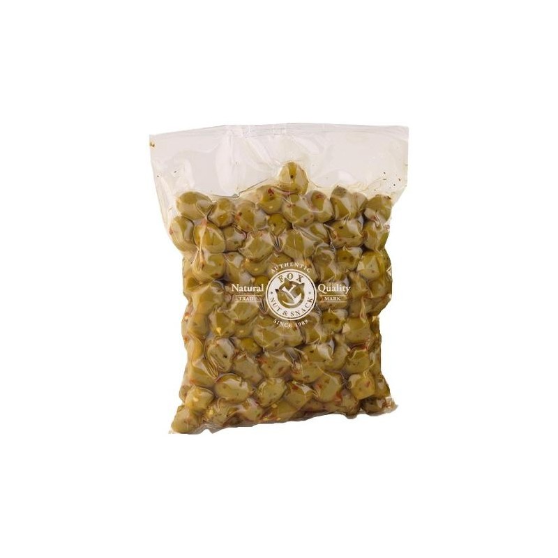 Olive Piccanti Fox: Sapore Intenso in Secchio da 1000g