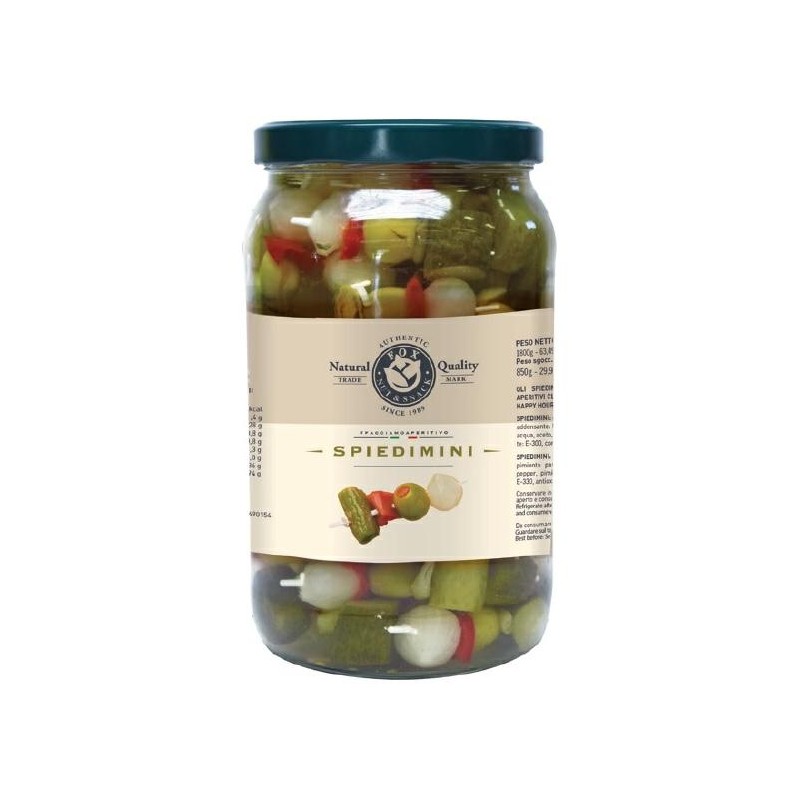 Spiedini di Verdure Fox: Mix Colorato e Gustoso da 1800g