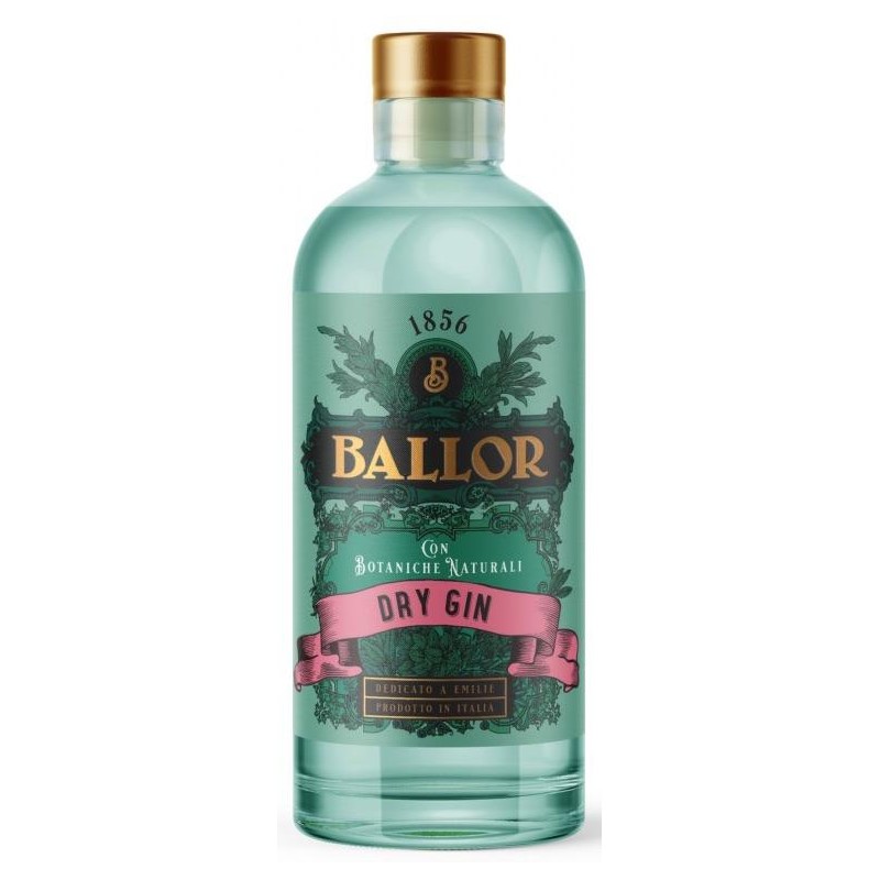 Ballor Dry Gin Il Gin di Emilie Bottiglia Con Astuccio 70 cl 40% Vol.