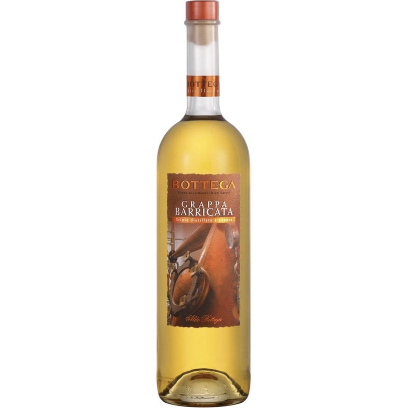 Grappa Barricata Aldo Bottega 43% 1 L Grappa Barricata di Grande Pregio