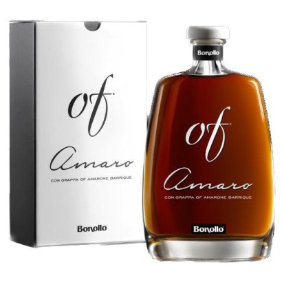 Amaro Of con Grappa Amarone Barrique Bonollo Astucciata 70cl 30%