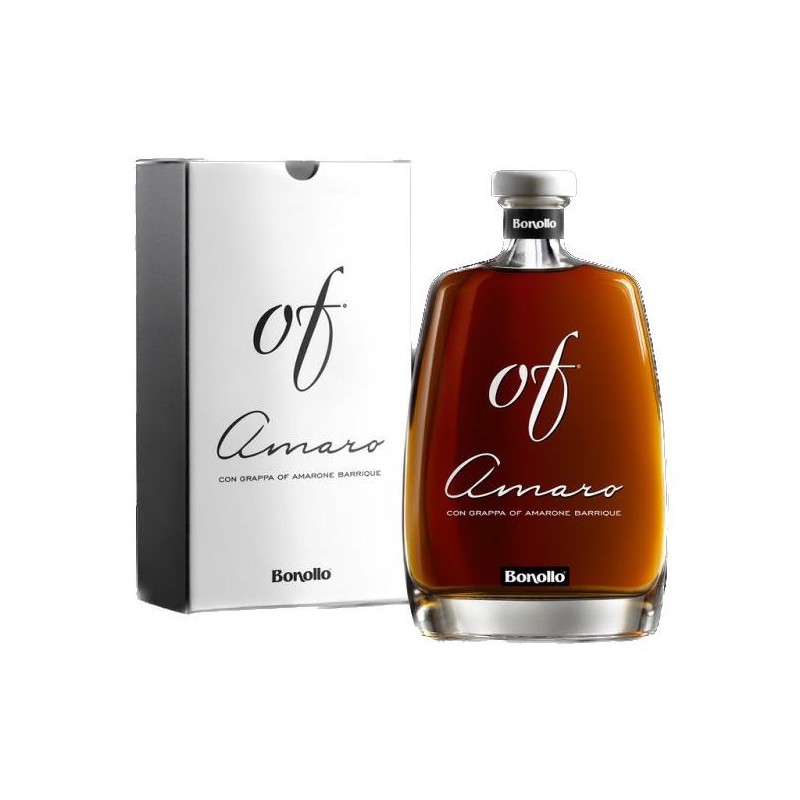 Amaro Of con Grappa Amarone Barrique Bonollo Astucciata 70cl 30%