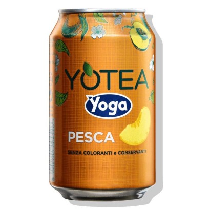 Yotea Tea Freddo alla Pesca Confezione da 12 Lattine da 330 ml