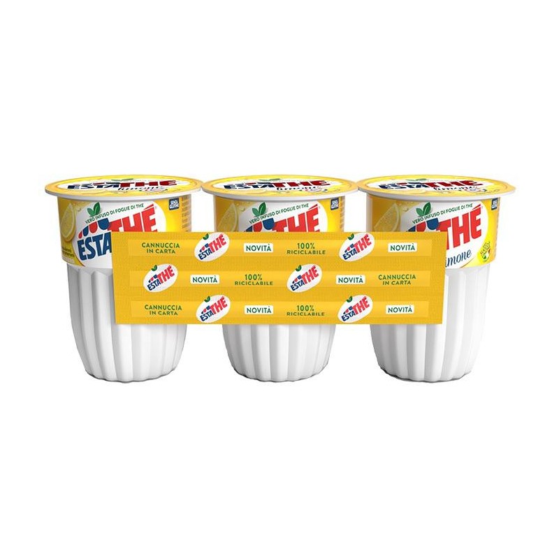 Estathe'  Gusto Limone Confezione da 3 Brick da 200 ml