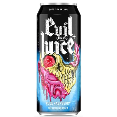 Rauch Evil Juice Rude Raspberry Bevanda al Gusto Lampone Lattine da 0,5 L Halloween