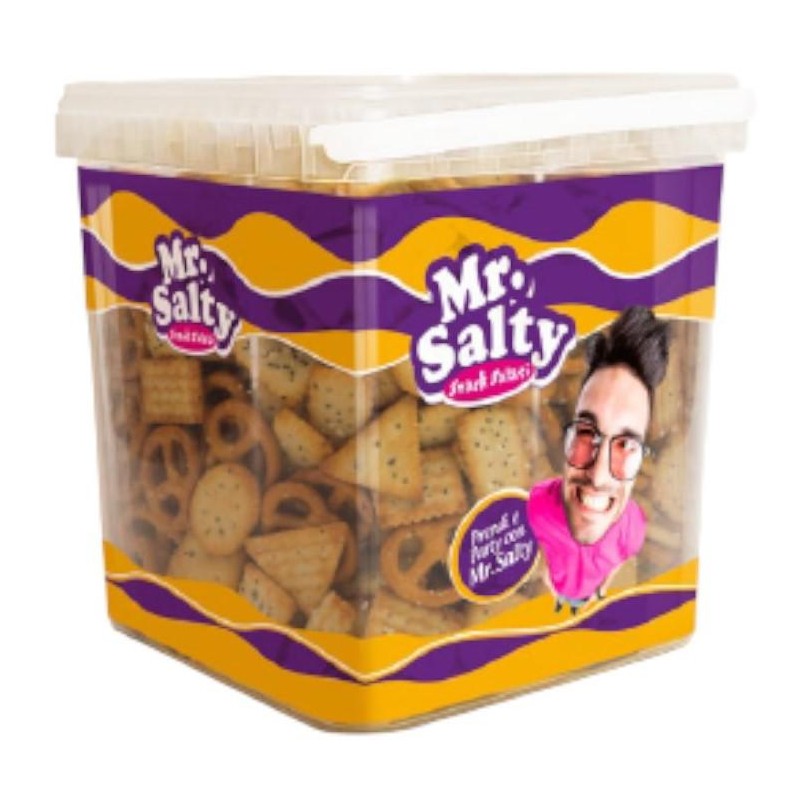 Mr. Salty Snack da Aperitivo Party Mix Salatini Secchiello da 1 Kg