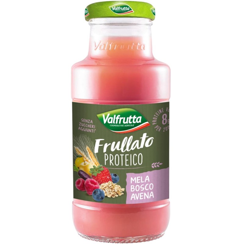 Frullato Proteico Mela Bosco Avena Valfrutta ml.200x24