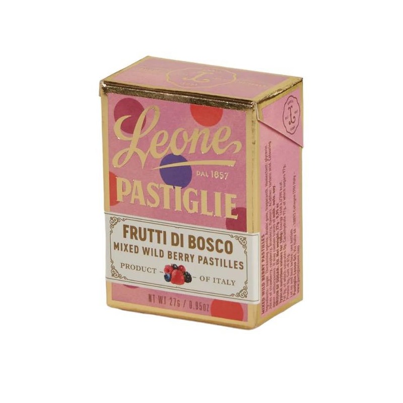 Pastiglie Leone Frutti di Bosco Scatola gr.27x18