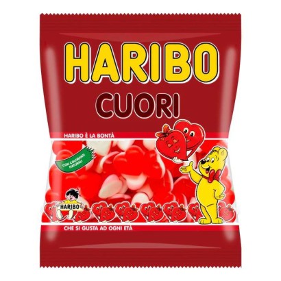 Haribo Caramelle Cuori Busta da 100 grammi