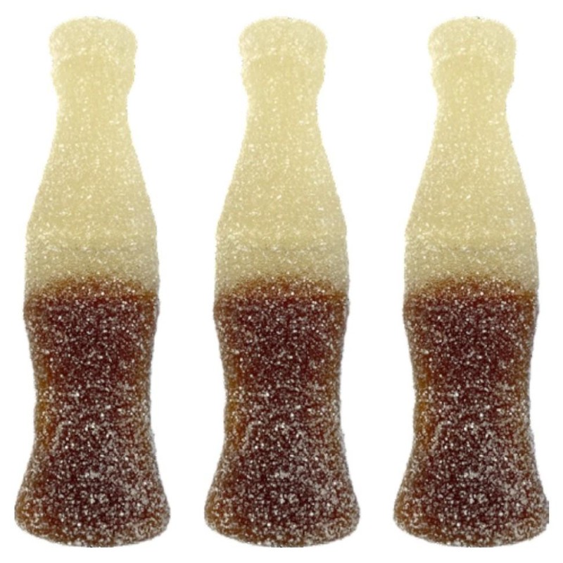 Haribo Maxi Bottiglie Cola Effervescenti Caramelle Gommose Gusto Cola 2 Kg