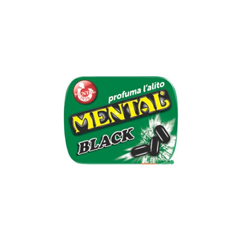 Mental Black Astuccio con Zucchero x24