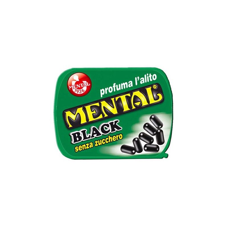 Mental Black Astuccio senza Zucchero x24