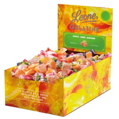 Gelatine di Frutta Assortite Gusto Agrumi 1Kg pz.115 Leone