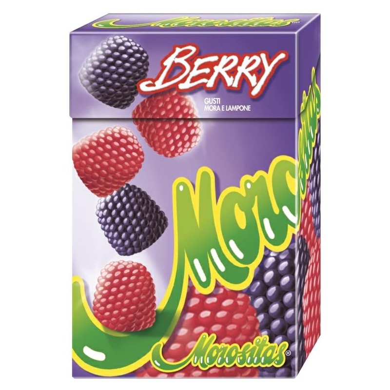 Morositas Berry Mora e Lampone Caramelle Astuccio 16 pezzi