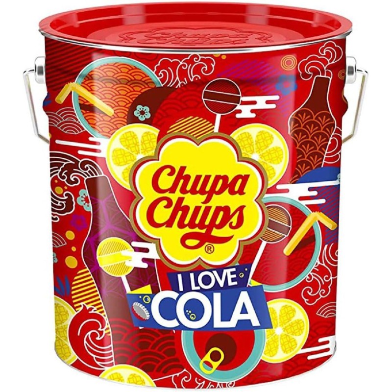 Secchio Chupa Chups Gusto Cola da 150 Lollipop