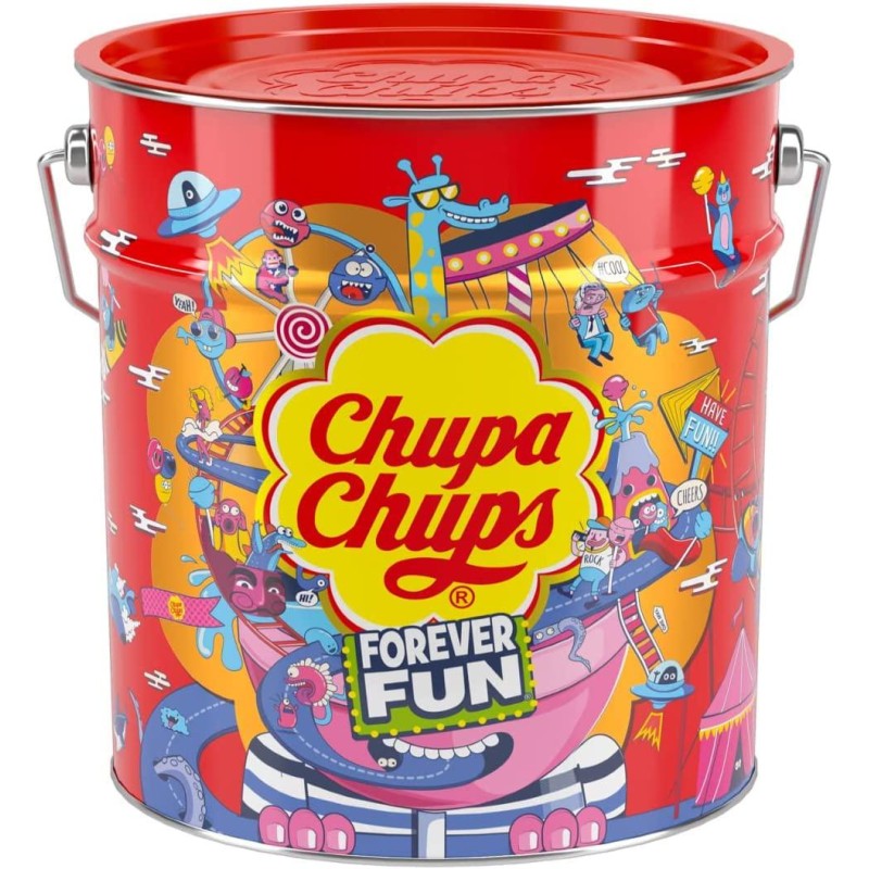 Chupa Chups Frutta Tin Box 150 pezzi