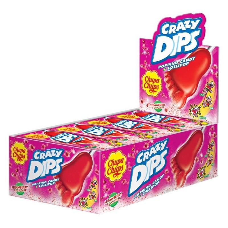 Chupa Chups Crazy Dips x 24