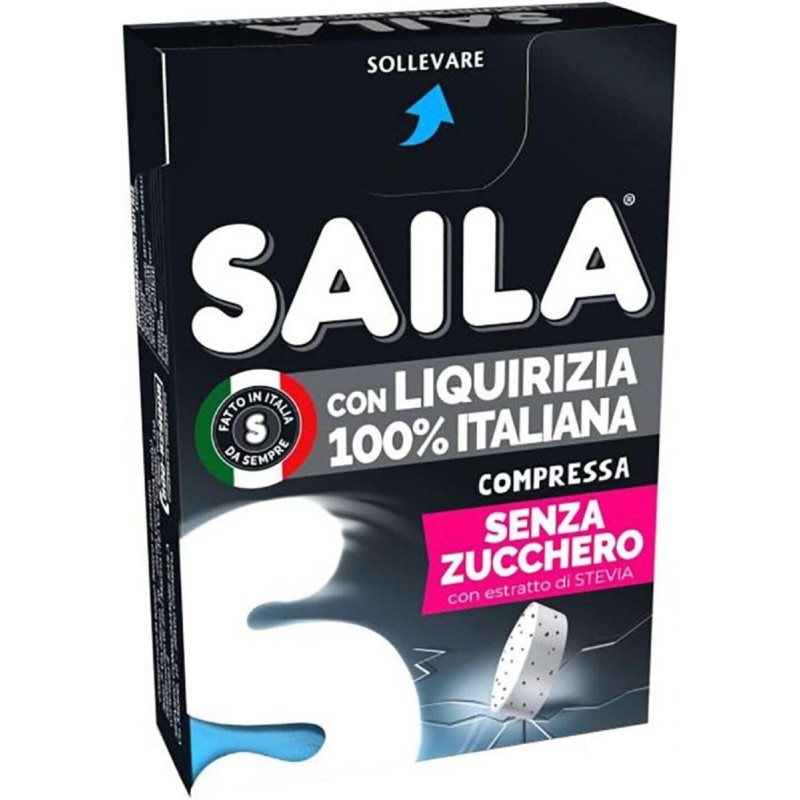 Saila Liquirizia Stevia Senza Zucchero gr.40x16