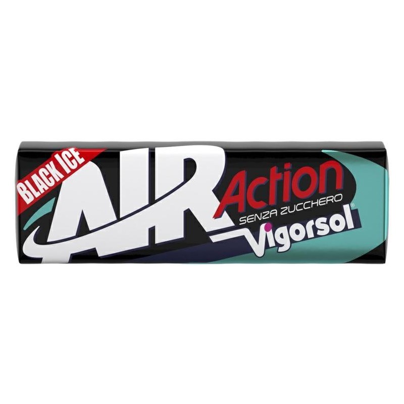 Vigorsol Air Action Black Ice Chewing Gum Stick 40 pezzi