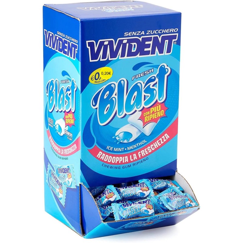 Vivident Blast Ice Mint Mono 200 pezzi