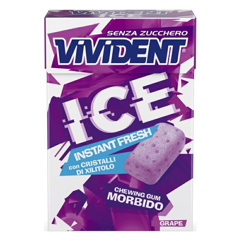 Vivident ICE Grape Caramelle Gusto Uva Astuccio 20 pezzi