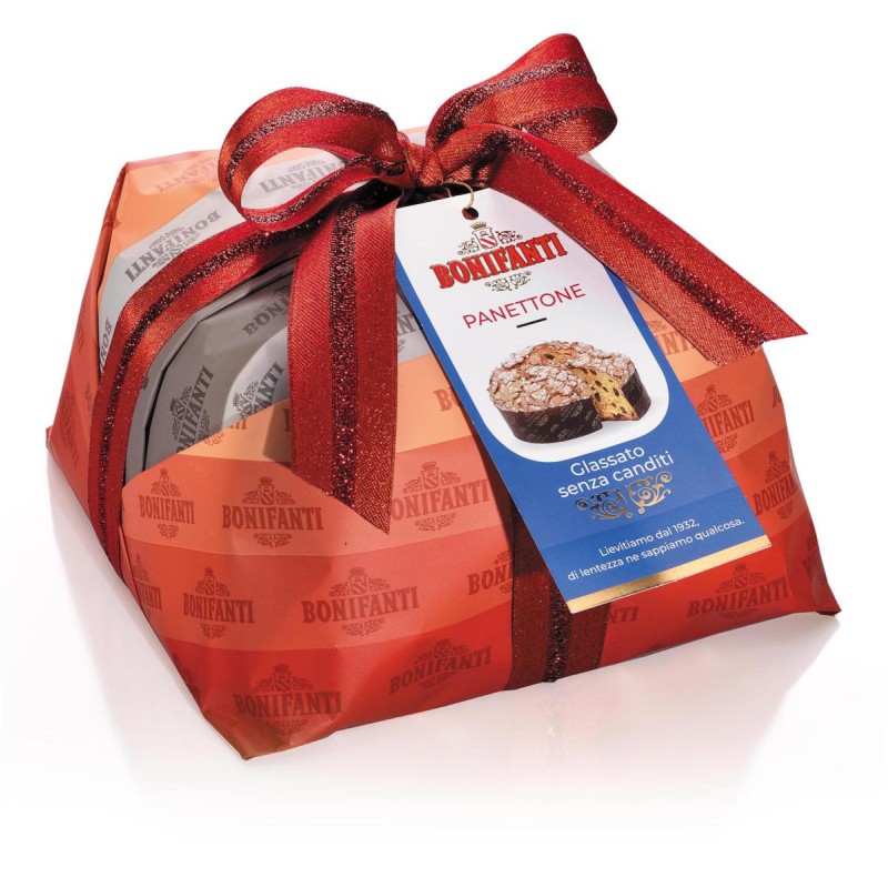 Panettone Glassato Senza Canditi Incarto gr.1000 Bonifanti
