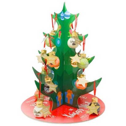 Albero Di Natale con Palline di Crema Liquore 17% Petrone cl.5x16