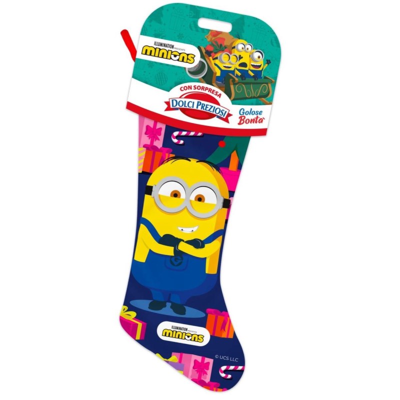 Calza Befana Minions gr.190 Dolci Preziosi