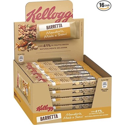 Kellogg's Barretta Mandorle Miele gr.32x16