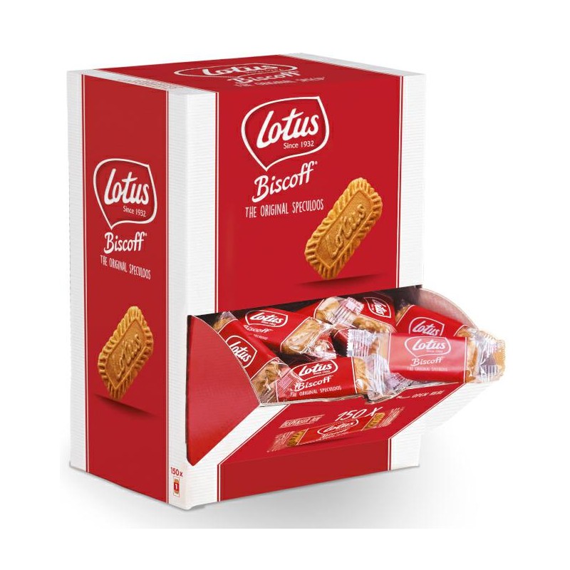 Lotus Biscoff Biscotti Caramellati 150 pezzi da 6 grammi