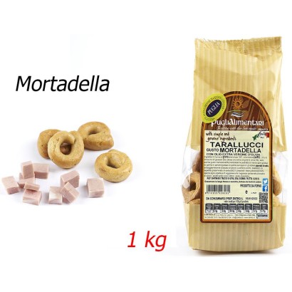 Puglialimentari Tarallucci Gusto Mortadella Busta da 1 Kg