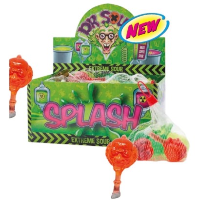 Dr. Sour Splash Caramelle Acide Gusto Frutta Espositore da 12 pz da 180 gr