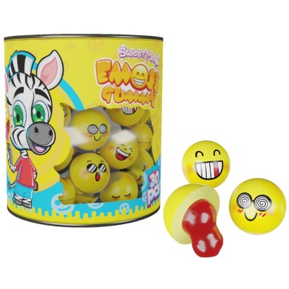 Emoji Gummi Ripieni gr10x30 Rossini