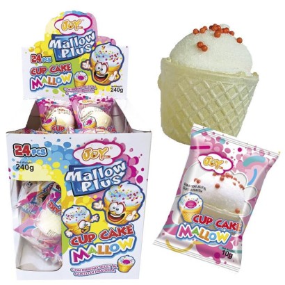 Cup Cake Mallow con Ripieno Fragola Jelly gr.10x24 Joygum