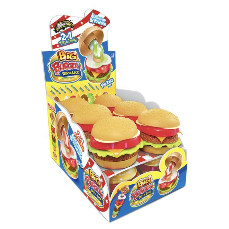 Big Burger Puzzle Lollipop Gr.21x12