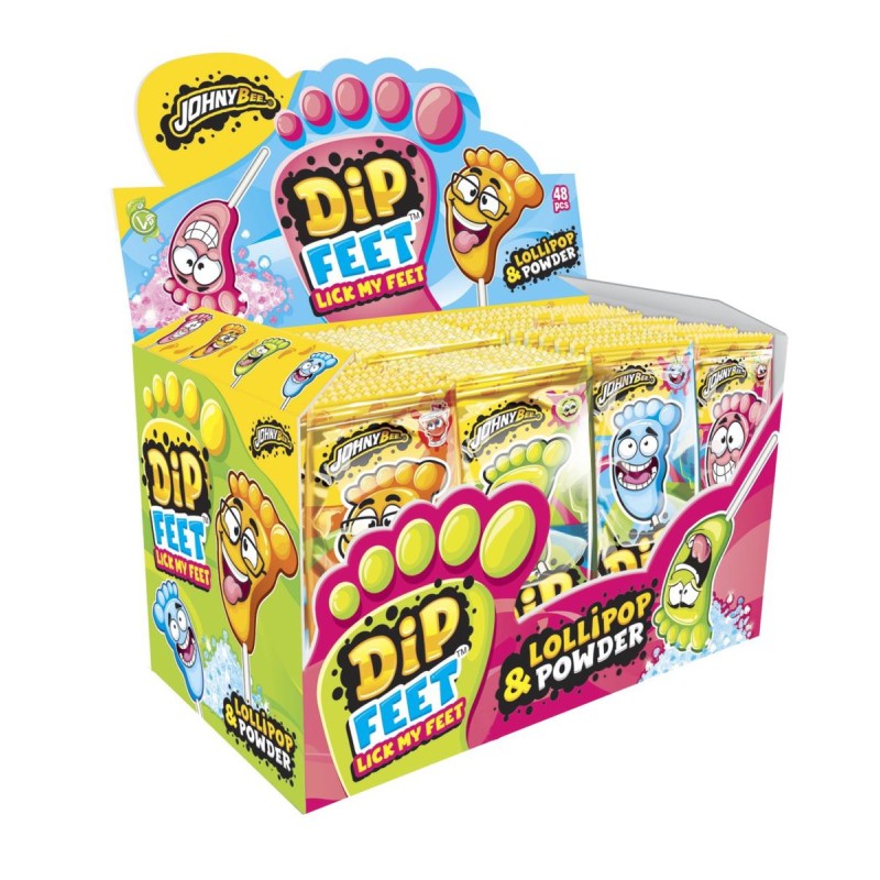 DIP Feet Pop Candy Piedi Lecca Lecca JohnyBee gr.9x48