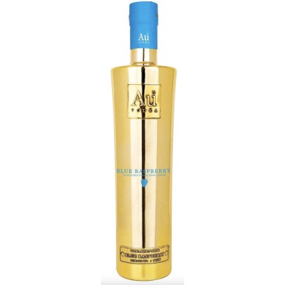 Au Vodka al gusto Blue Raspberry bottiglia da 70 cl 35,2% Vol.