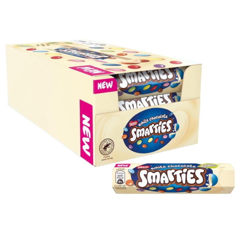 Smarties Bianco White Tubo gr.38x24