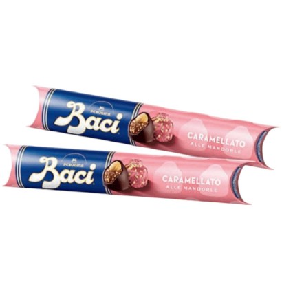 Baci Perugina Tubo Caramello alle Mandorle Gr.87,5x7 Perugina