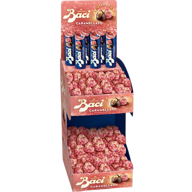 Baci Perugina Caramellato alle Mandorle Expo Assortito pz.200 + 21 pz Tubino