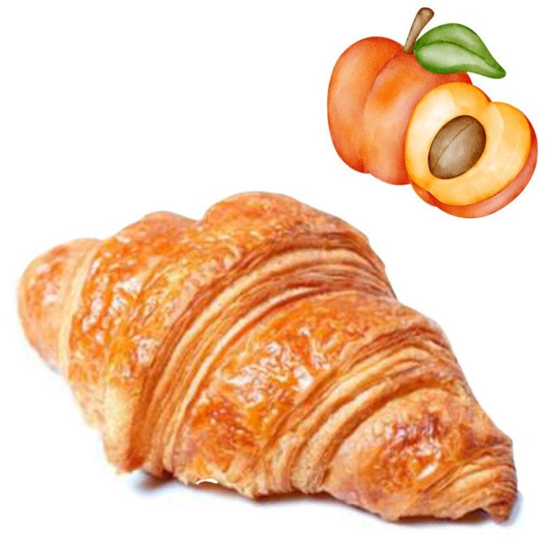 Croissant Artigianali all'Albicocca  gr.55 x16 Croissant Zaniboni