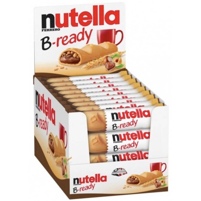 Ferrero Nutella B-Ready Snack Croccante Ripieno di Nutella Confezione da 36 pezzi