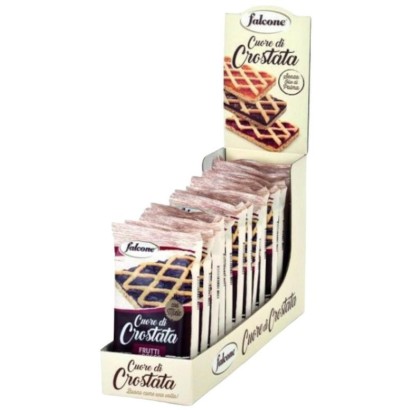 Falcone Cuore di Crostata Integrale ai Frutti di Bosco Espositore da 13 pz da 60 gr